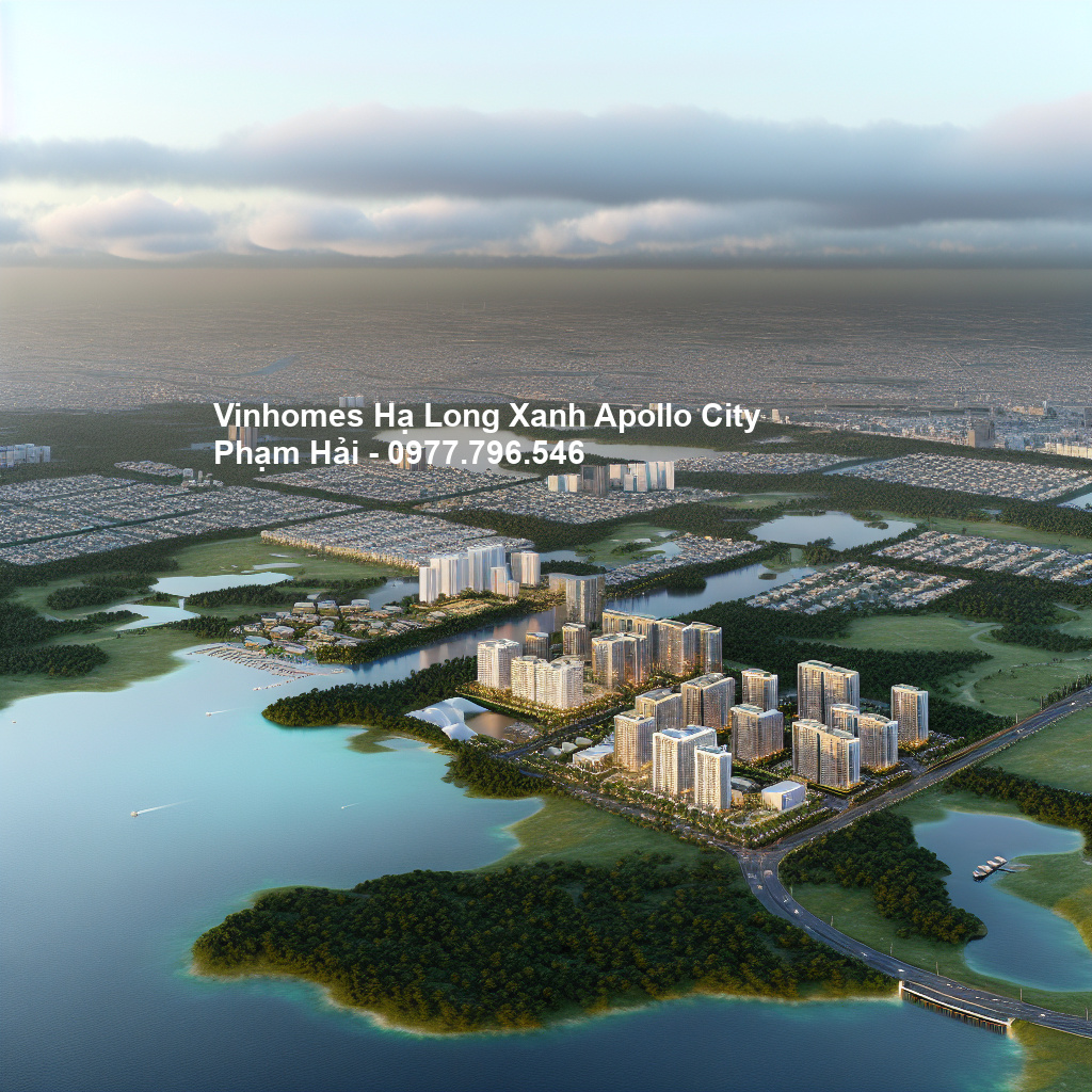 Tổng quan Vinhomes Hạ Long Xanh: Biểu tượng mới của bất động sản nghỉ dưỡng phía Bắc 1 Phối cảnh tổng thể dự án Vinhomes Hạ Long Xanh