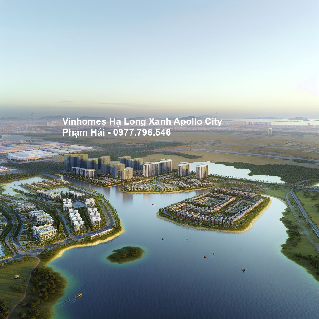 Phối cảnh tổng thể dự án Vinhomes Hạ Long Xanh