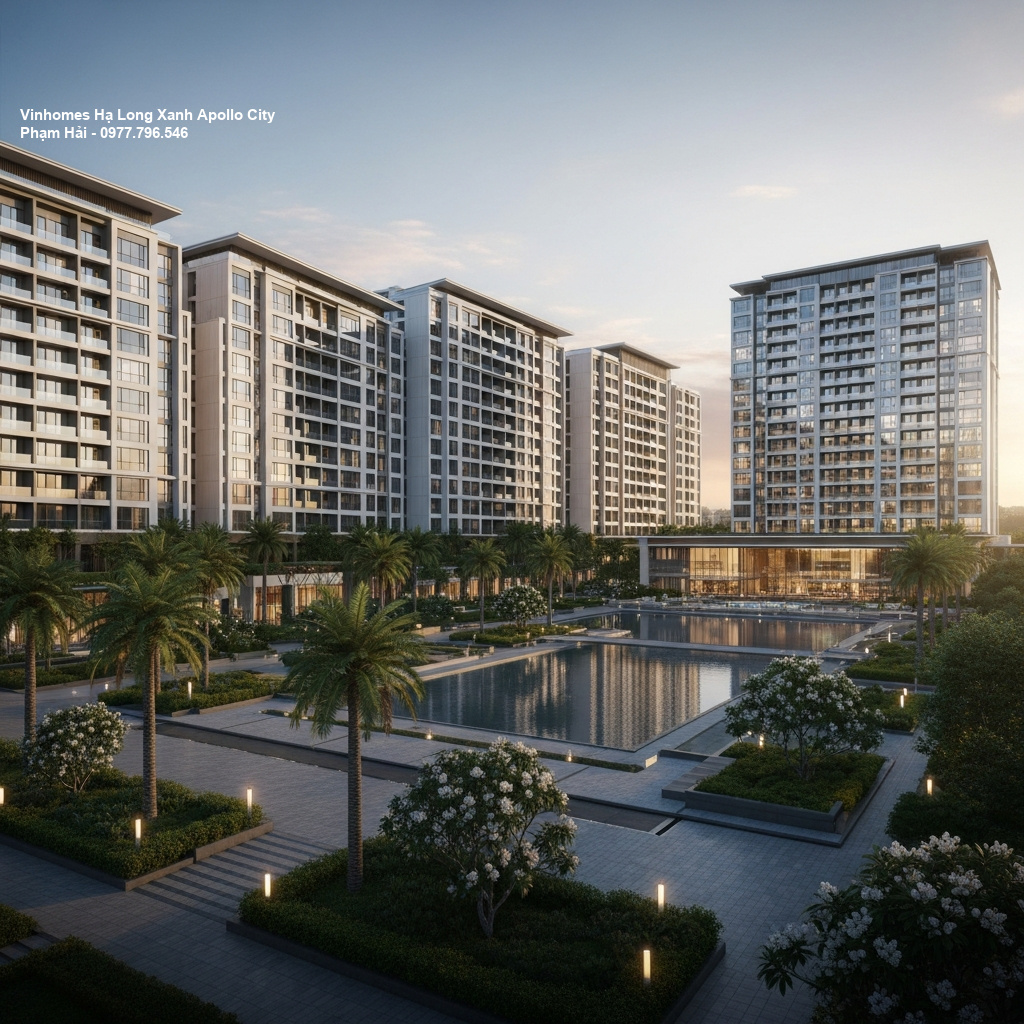 Tổng quan Vinhomes Hạ Long Xanh – Biểu tượng sống thượng lưu bên vịnh kỳ quan 1 Phối cảnh tổng thể dự án