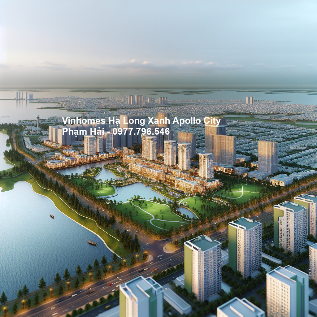 Phối cảnh tổng thể dự án Vinhomes Hạ Long Xanh