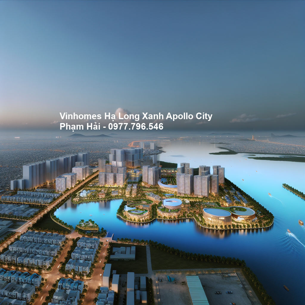 Phối cảnh tổng thể dự án Vinhomes Hạ Long Xanh