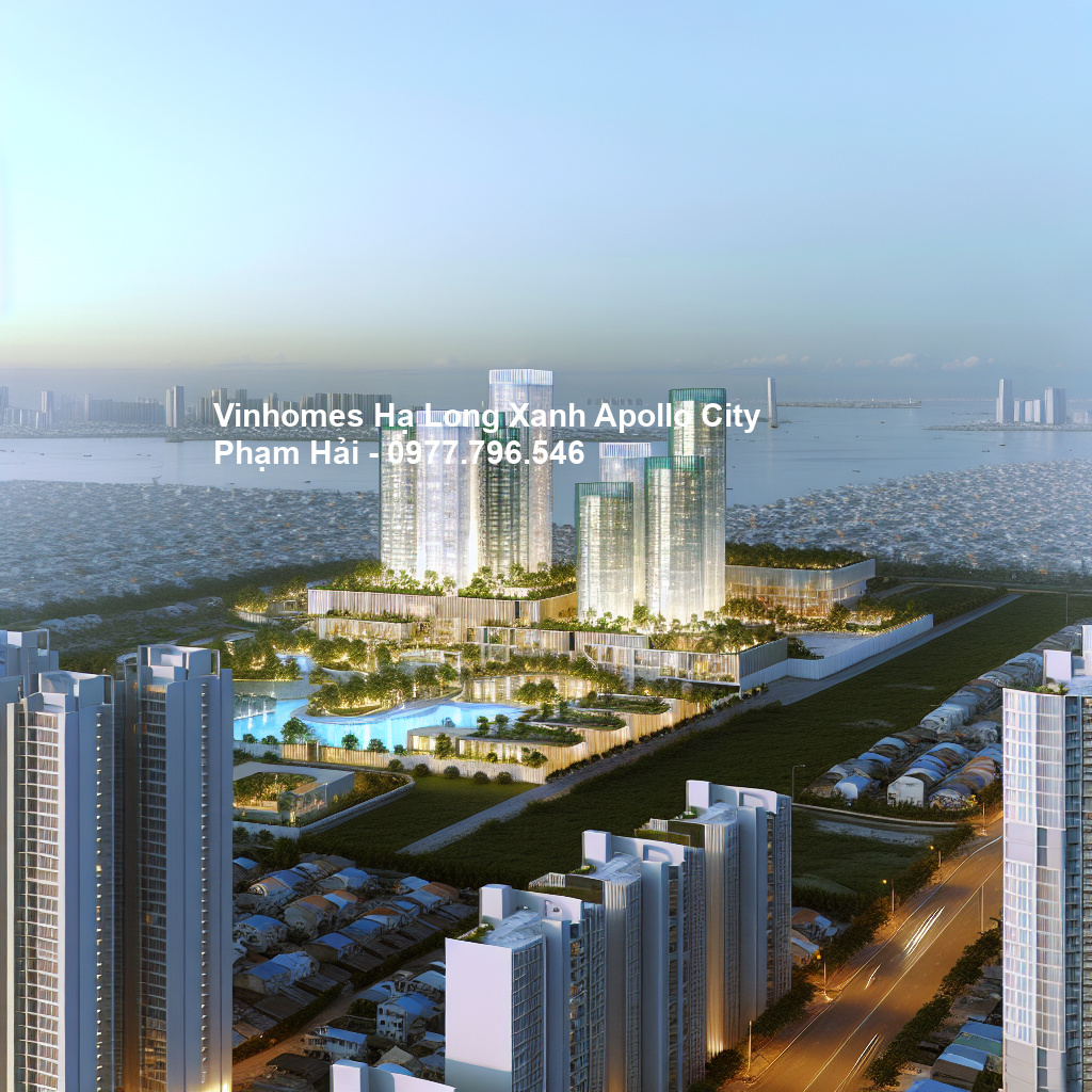 Phối cảnh tổng thể dự án Vinhomes Hạ Long Xanh