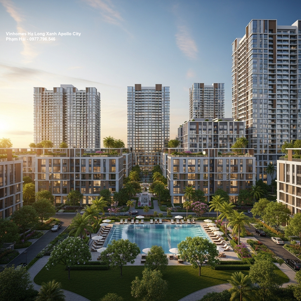 Chuyển nhượng Vinhomes Hạ Long Xanh – Cơ hội vàng tại trái tim Quảng Ninh 1 Phối cảnh tổng thể dự án