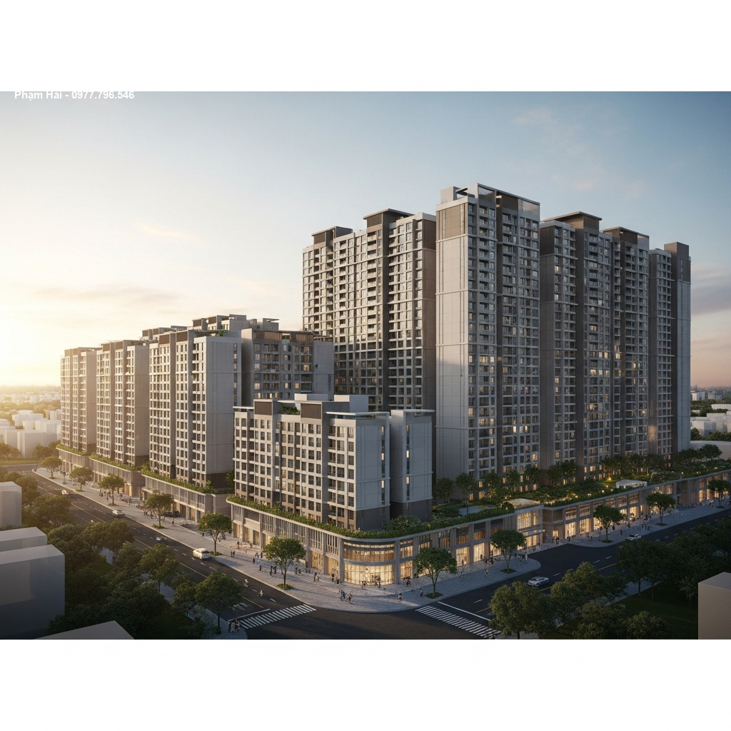 Phối cảnh tổng thể dự án