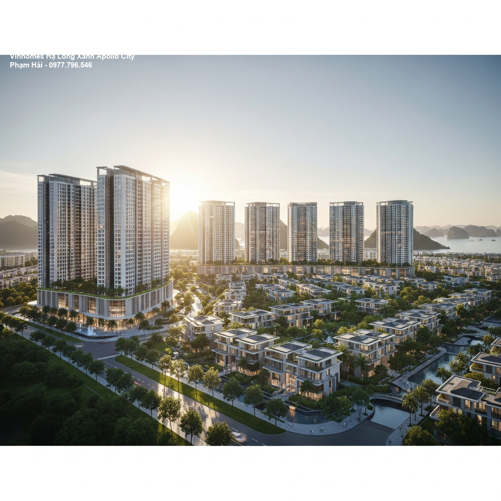 Thủ tục chuyển nhượng Vinhomes Hạ Long Xanh – Hành trình đầu tư đẳng cấp bắt đầu từ đây 1 Phối cảnh tổng thể dự án