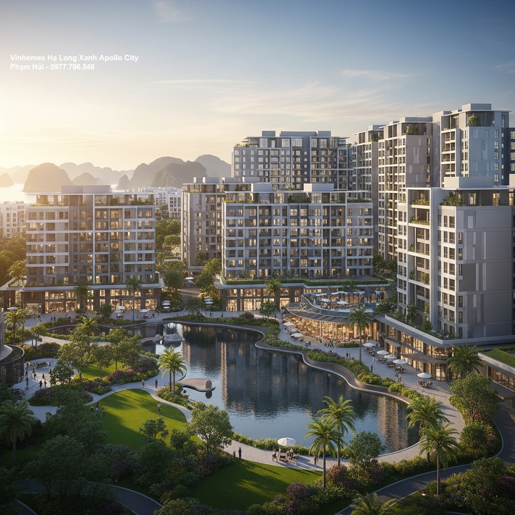 Tổng quan Vinhomes Hạ Long Xanh – Biểu tượng thịnh vượng mới của miền Bắc 1 Phối cảnh tổng thể dự án