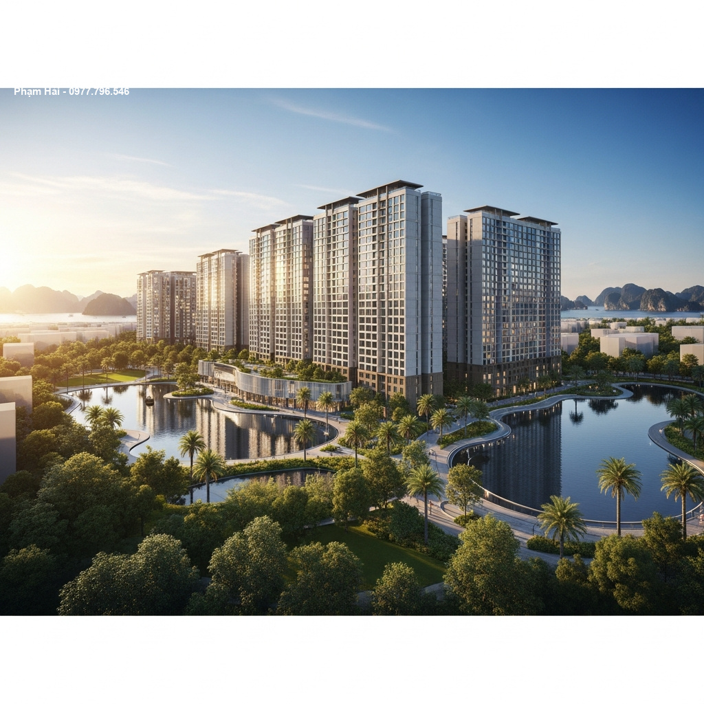 Hỗ trợ vay ngân hàng cho Vinhomes Hạ Long Xanh – Cơ hội vàng cho nhà đầu tư và cư dân đẳng cấp 1 Phối cảnh tổng thể dự án