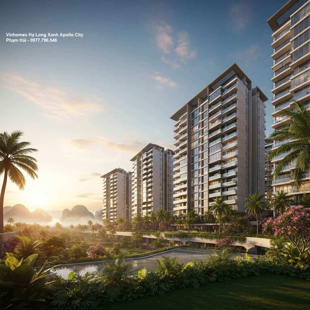 Tuyến đường ven biển kết nối Vinhomes Hạ Long Xanh – Nhịp thở mới của vùng di sản 1 Phối cảnh tổng thể dự án