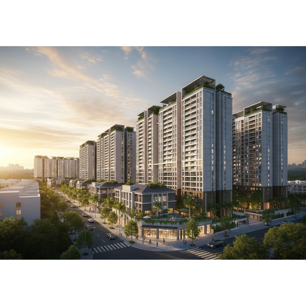 Phối cảnh tổng thể dự án
